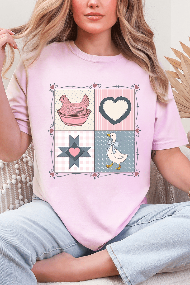Heartfelt Goose Comfort Colors Adult Ring - Spun Cotton Tee - Wholesale Accessory Market