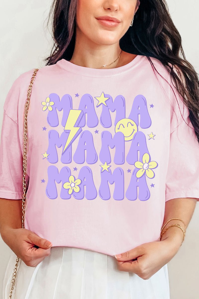 Hippie Spring Mama Comfort Colors Adult Ring - Spun Cotton Tee - Wholesale Accessory Market