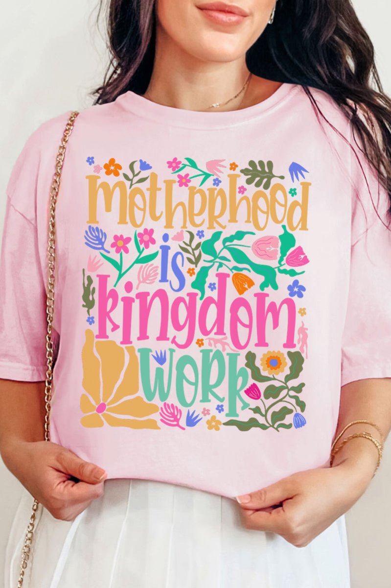 Kingdom Work Comfort Colors Adult Ring - Spun Cotton Tee - Wholesale Accessory Market