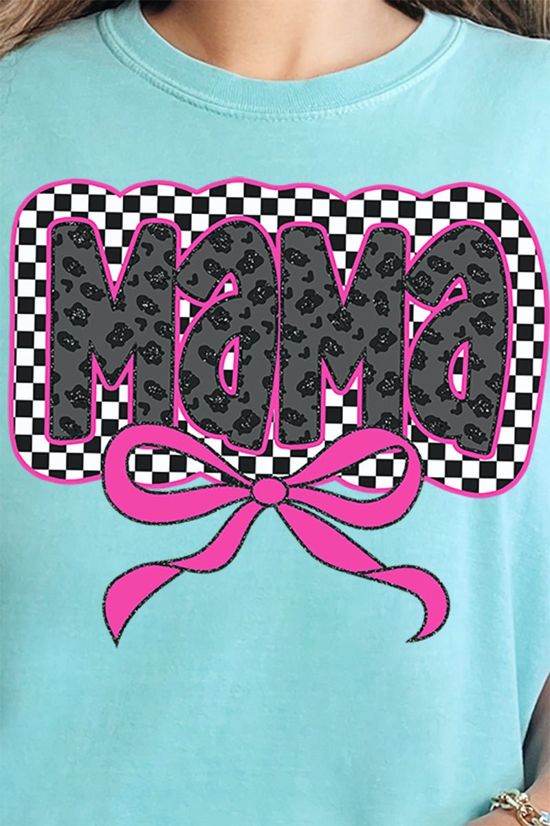 Leopard Luxe Mama Comfort Colors Adult Ring - Spun Cotton Tee - Wholesale Accessory Market