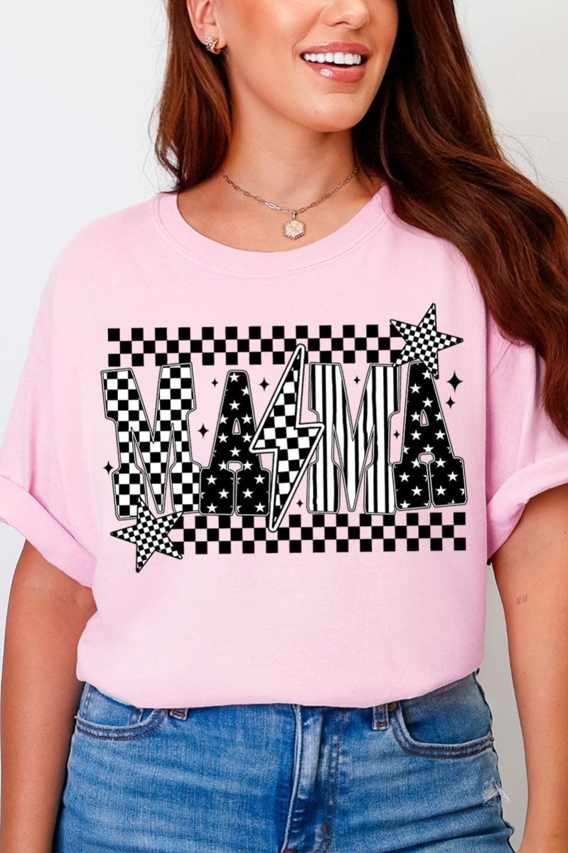 Mama Check It Out Comfort Colors Adult Ring - Spun Cotton Tee - Wholesale Accessory Market