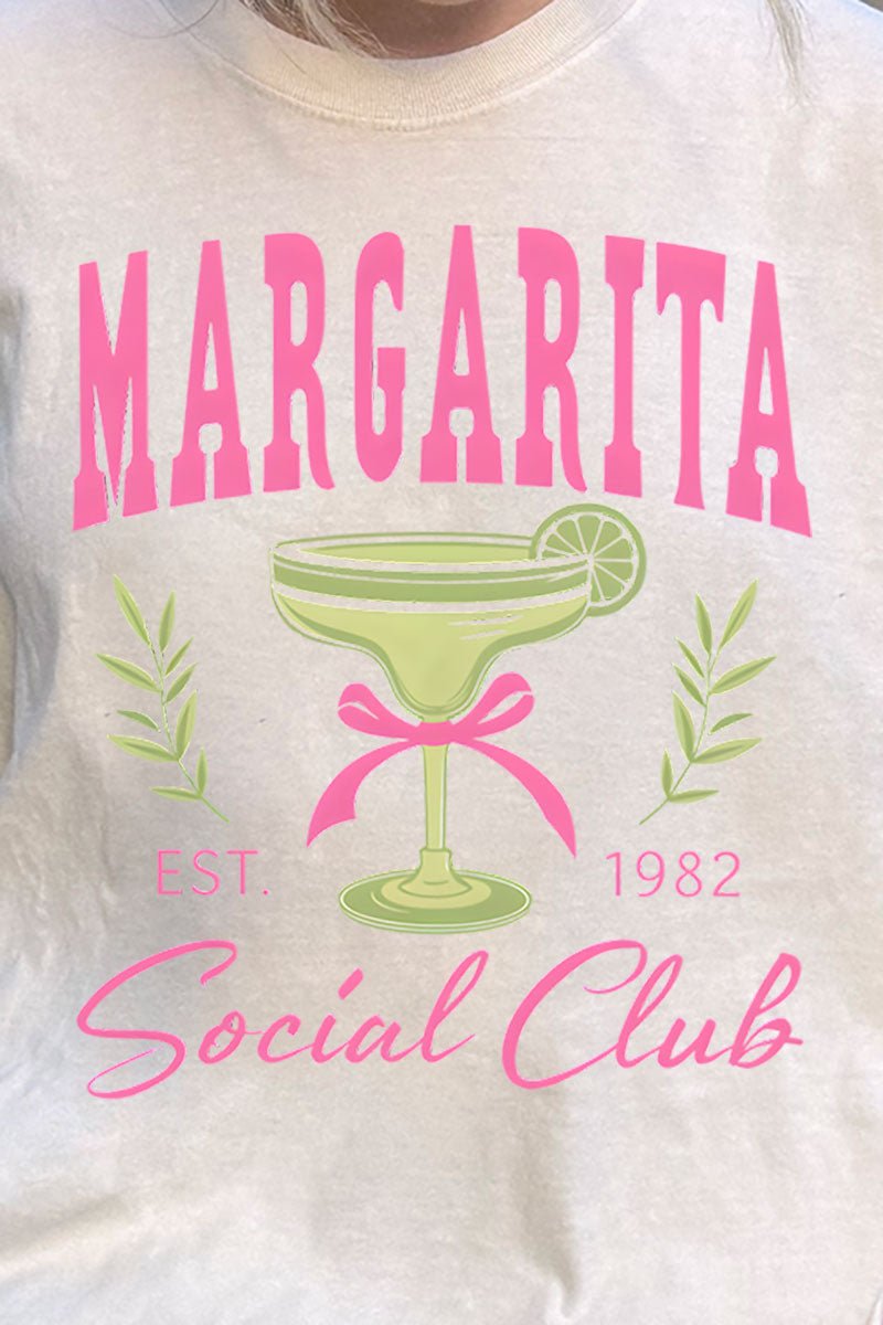 Margarita Social Club Comfort Colors Adult Ring - Spun Cotton Tee - Wholesale Accessory Market