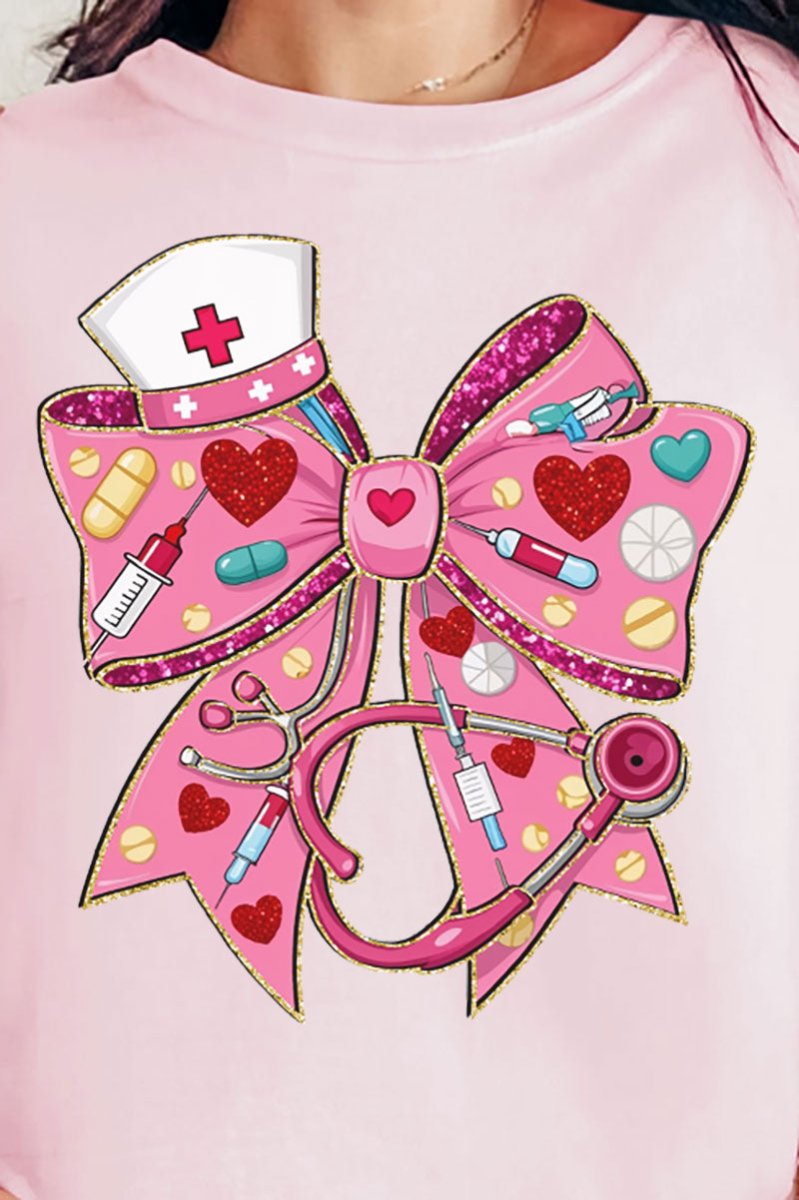 Nurse At Heart Comfort Colors Adult Ring - Spun Cotton Tee - Wholesale Accessory Market