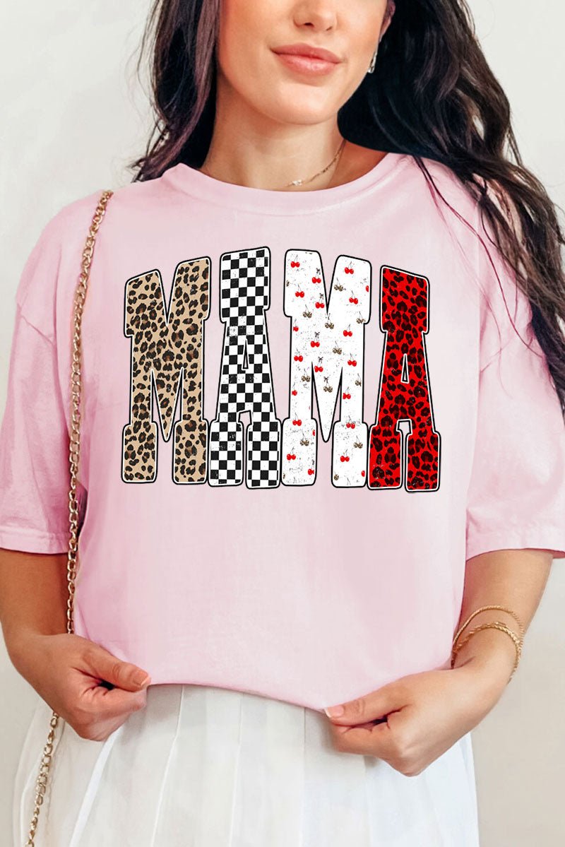 Patterned Mama Comfort Colors Adult Ring - Spun Cotton Tee - Wholesale Accessory Market