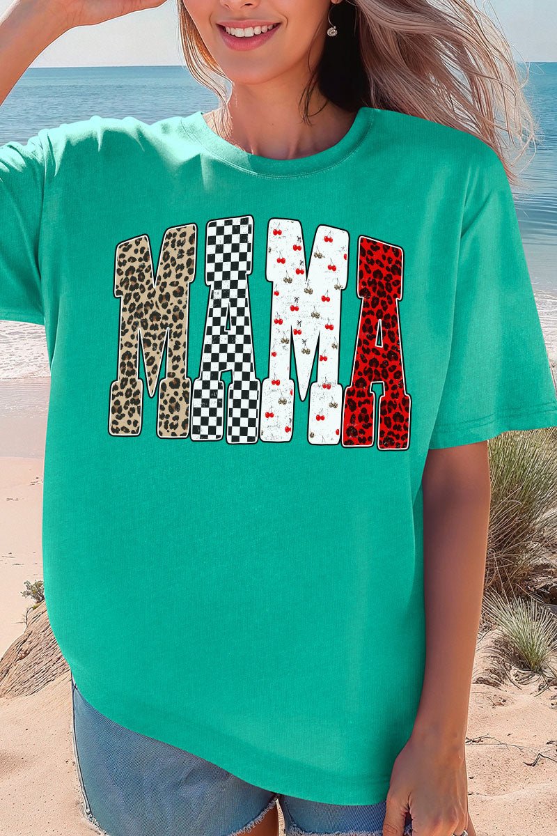 Patterned Mama Comfort Colors Adult Ring - Spun Cotton Tee - Wholesale Accessory Market