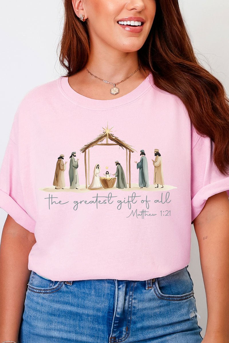 Precious Greatest Gift Of All Comfort Colors Adult Ring - Spun Cotton Tee - Wholesale Accessory Market