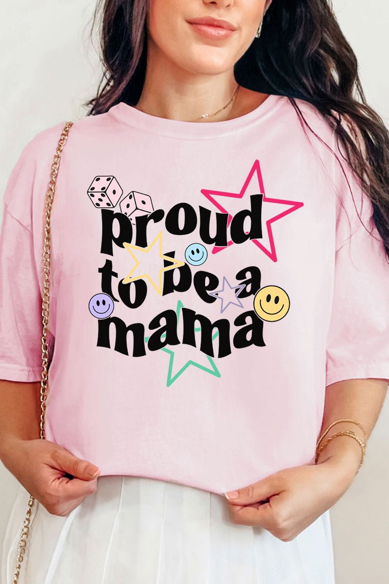 Proud Mama Comfort Colors Adult Ring - Spun Cotton Tee - Wholesale Accessory Market