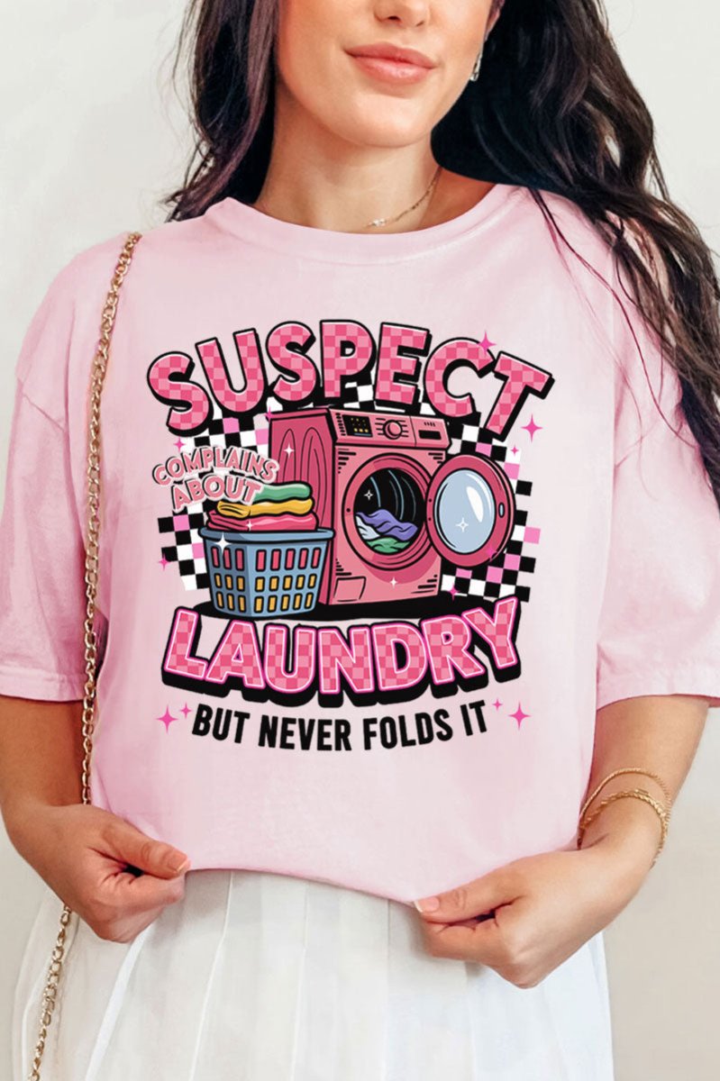 Suspect Complains About Laundry Comfort Colors Adult Ring - Spun Cotton Tee - Wholesale Accessory Market