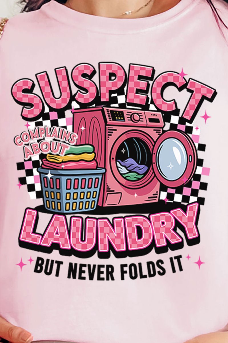 Suspect Complains About Laundry Comfort Colors Adult Ring - Spun Cotton Tee - Wholesale Accessory Market
