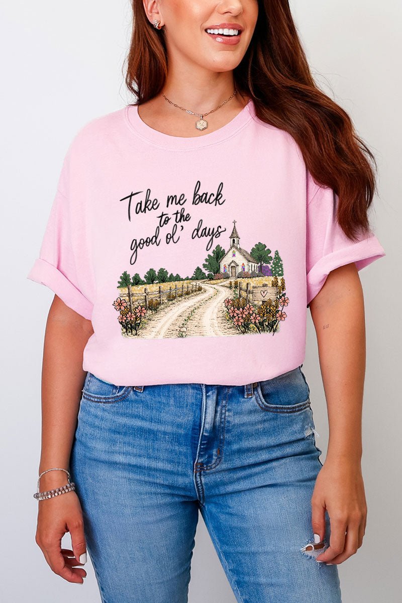 Take Me Back Comfort Colors Adult Ring-Spun Cotton Tee - Wholesale Accessory Market