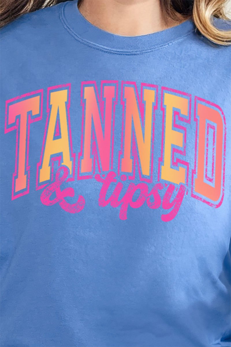 Tropical Tipsy Tones Comfort Colors Adult Ring - Spun Cotton Tee - Wholesale Accessory Market