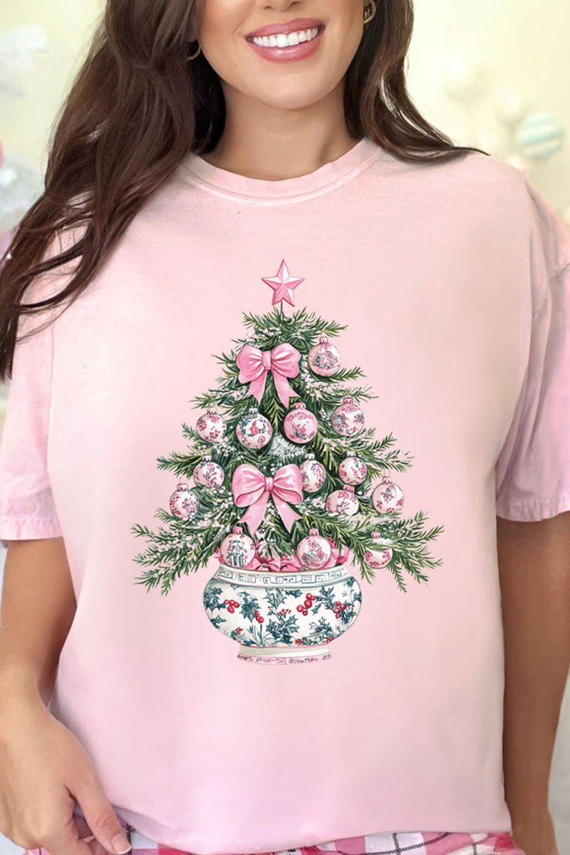 Whimsy Chinoiserie Tree Comfort Colors Adult Ring - Spun Cotton Tee - Wholesale Accessory Market