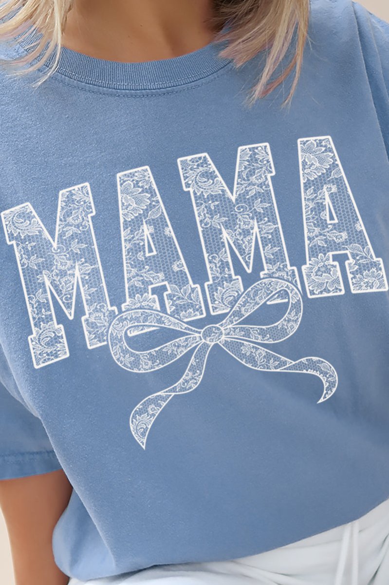 White Lace Mama Comfort Colors Adult Ring - Spun Cotton Tee - Wholesale Accessory Market