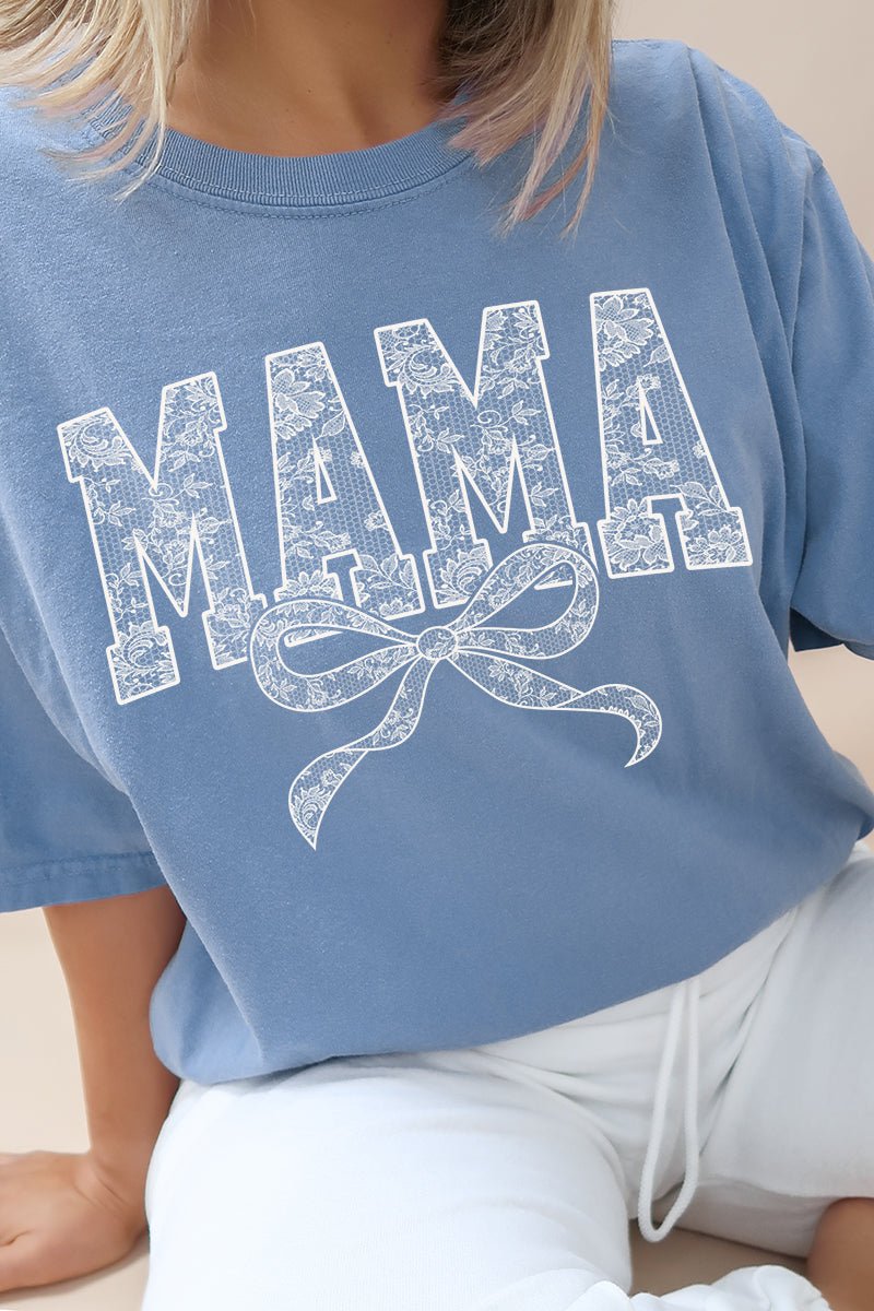 White Lace Mama Comfort Colors Adult Ring - Spun Cotton Tee - Wholesale Accessory Market