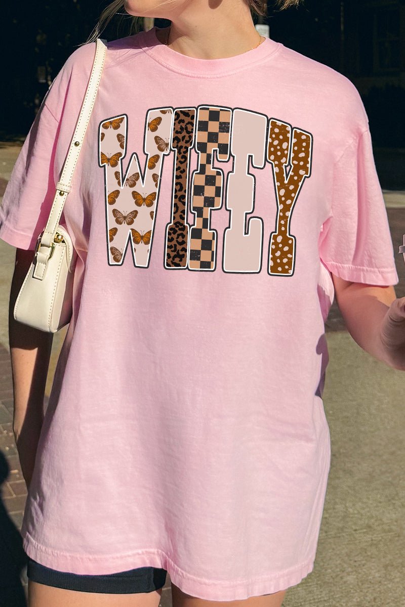 Wifey In The Wild Comfort Colors Adult Ring - Spun Cotton Tee - Wholesale Accessory Market