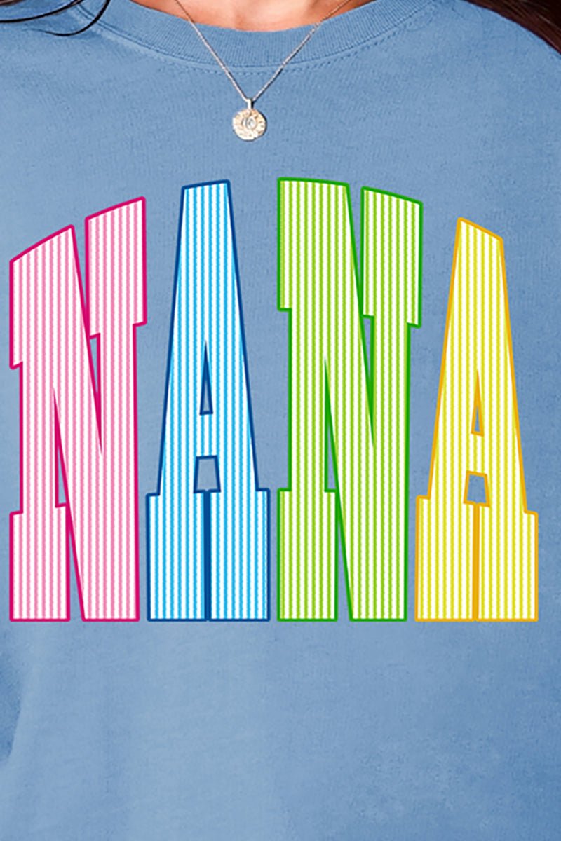 Color Me Loved Nana Comfort Colors Adult Ring-Spun Cotton Tee - Wholesale Accessory Market