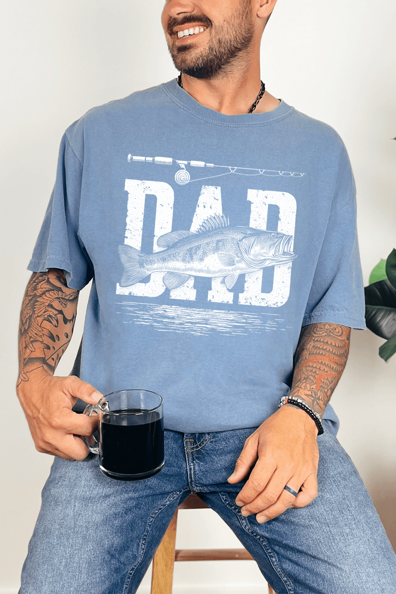 Reel Great Dad Comfort Colors Adult Ring - Spun Cotton Tee - Wholesale Accessory Market