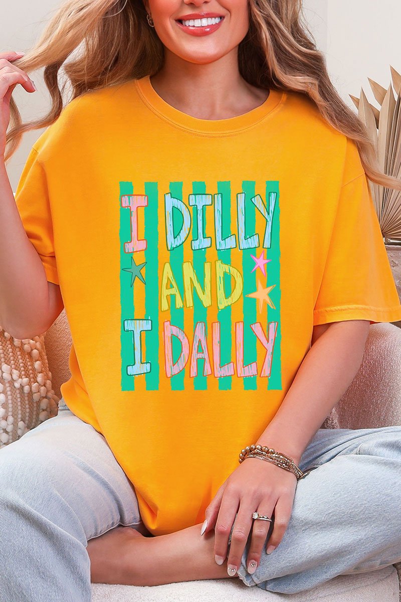 I Dilly & I Dally Comfort Colors Adult Ring - Spun Cotton Tee - Wholesale Accessory Market