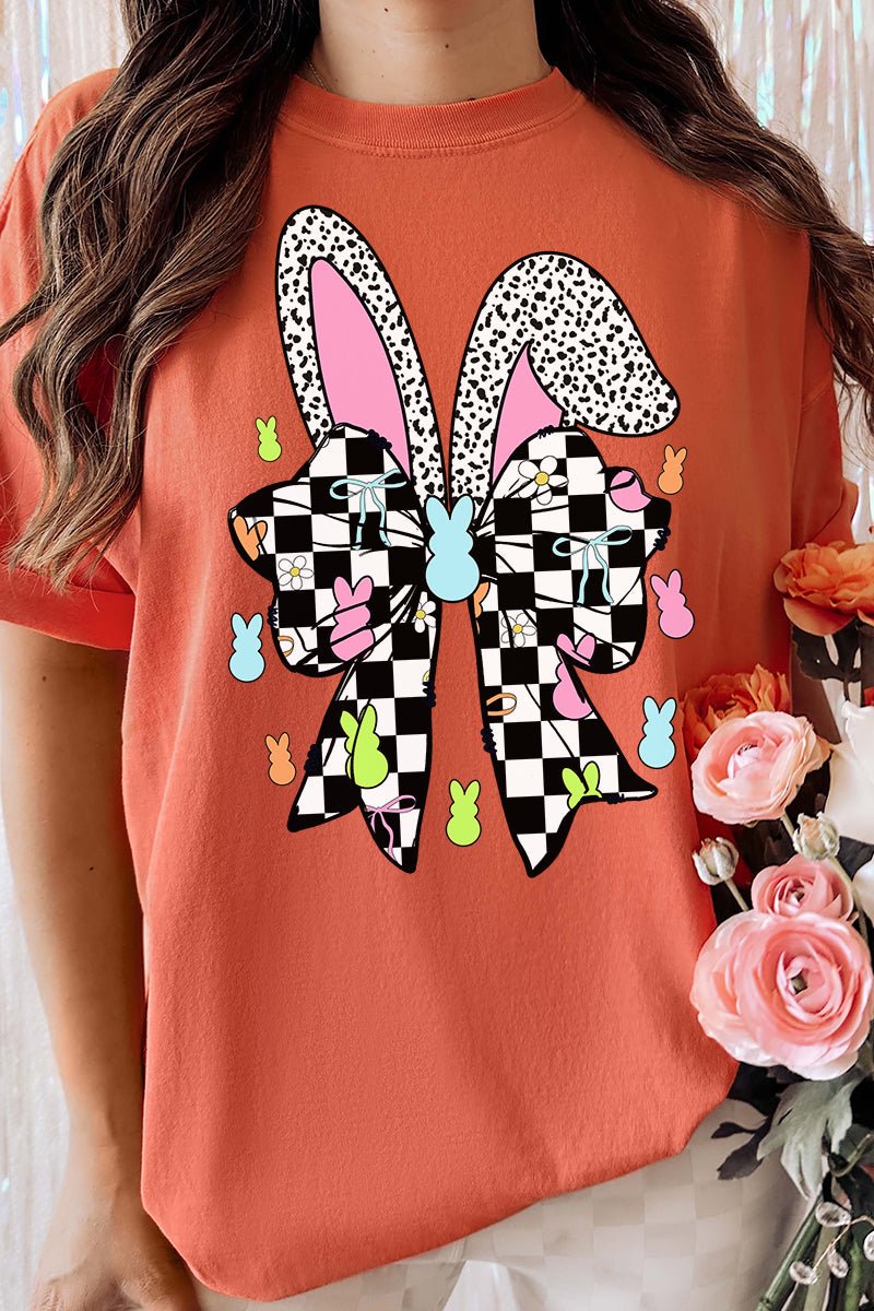 Retro Bunny Peeps Comfort Colors Adult Ring - Spun Cotton Tee - Wholesale Accessory Market