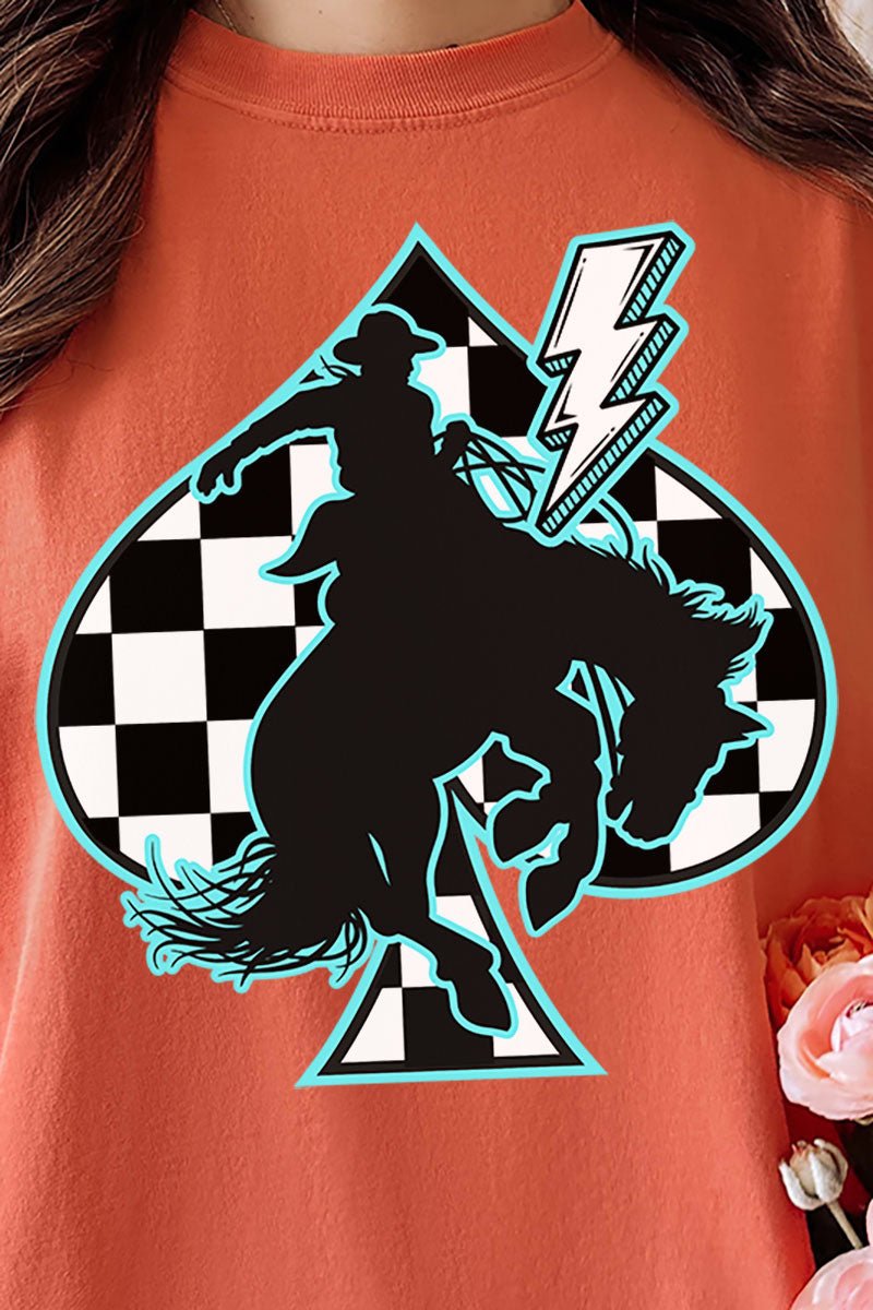 Turquoise Outlaw Comfort Colors Adult Ring - Spun Cotton Tee - Wholesale Accessory Market