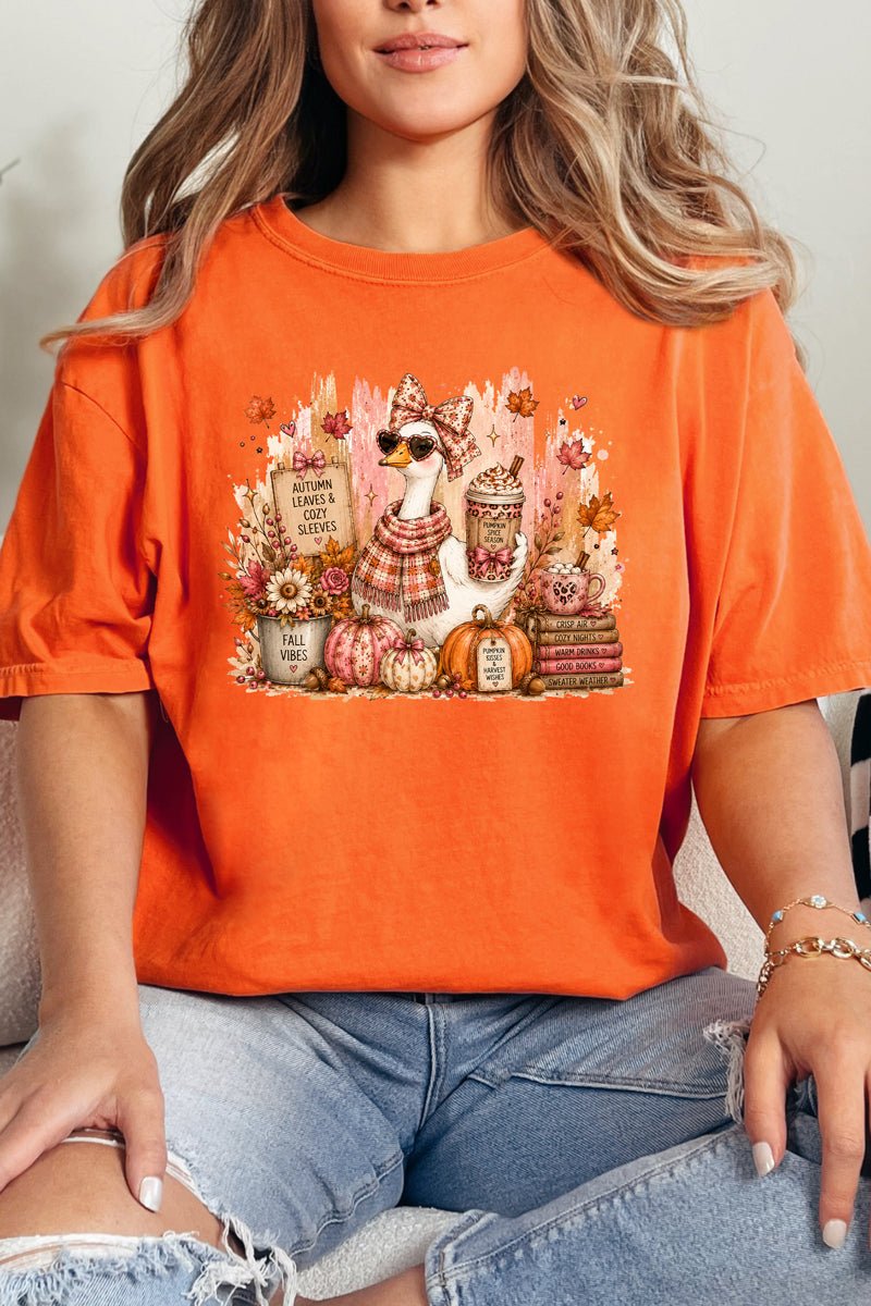 Goose Fall Vibes Comfort Colors Adult Ring-Spun Cotton Tee - Wholesale Accessory Market