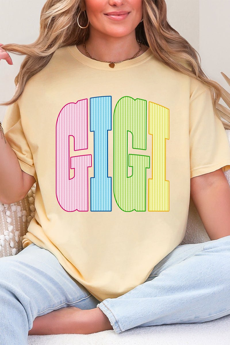 Color Me Loved Gigi Comfort Colors Adult Ring-Spun Cotton Tee - Wholesale Accessory Market