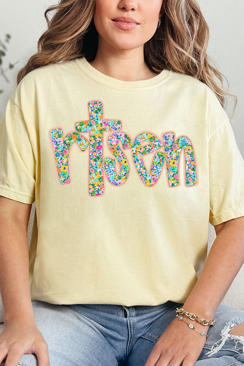 Radiant Risen Comfort Colors Adult Ring - Spun Cotton Tee - Wholesale Accessory Market