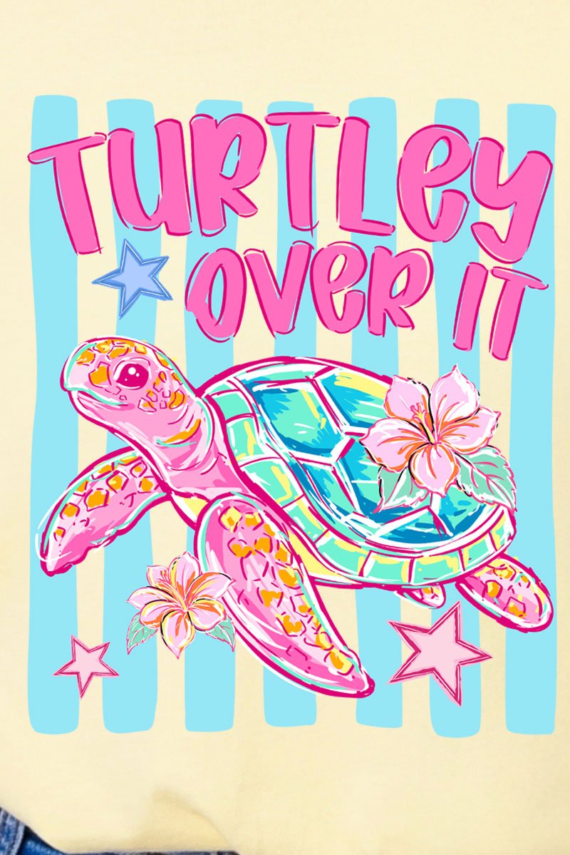 Turtley Over It Comfort Colors Adult Ring - Spun Cotton Tee - Wholesale Accessory Market