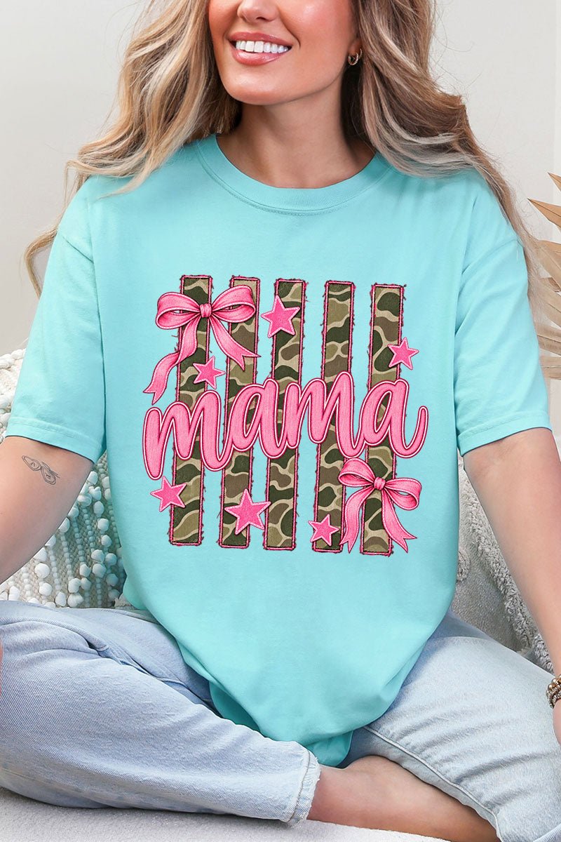 Camo Cutie Mama Comfort Colors Adult Ring-Spun Cotton Tee - Wholesale Accessory Market