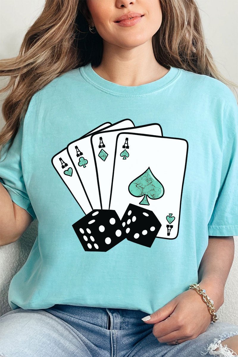 Deal Your Cards Comfort Colors Adult Ring - Spun Cotton Tee - Wholesale Accessory Market