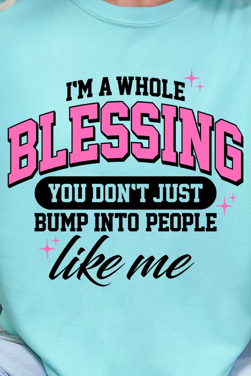 I'm A Whole Blessing Comfort Colors Adult Ring - Spun Cotton Tee - Wholesale Accessory Market