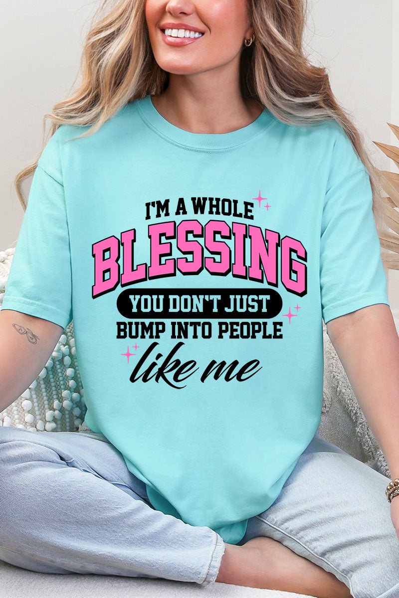 I'm A Whole Blessing Comfort Colors Adult Ring - Spun Cotton Tee - Wholesale Accessory Market