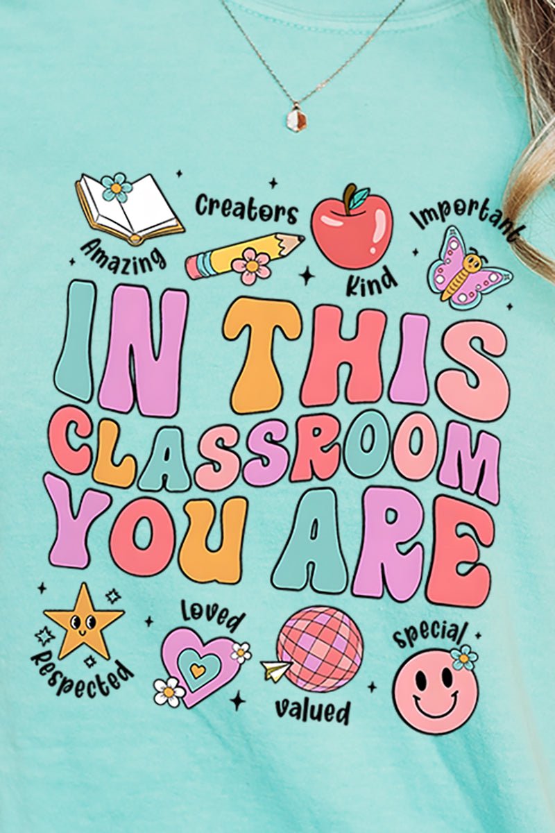 In The Classroom Comfort Colors Adult Ring - Spun Cotton Tee - Wholesale Accessory Market