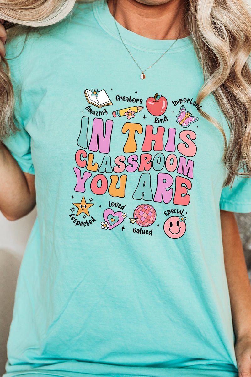 In The Classroom Comfort Colors Adult Ring - Spun Cotton Tee - Wholesale Accessory Market