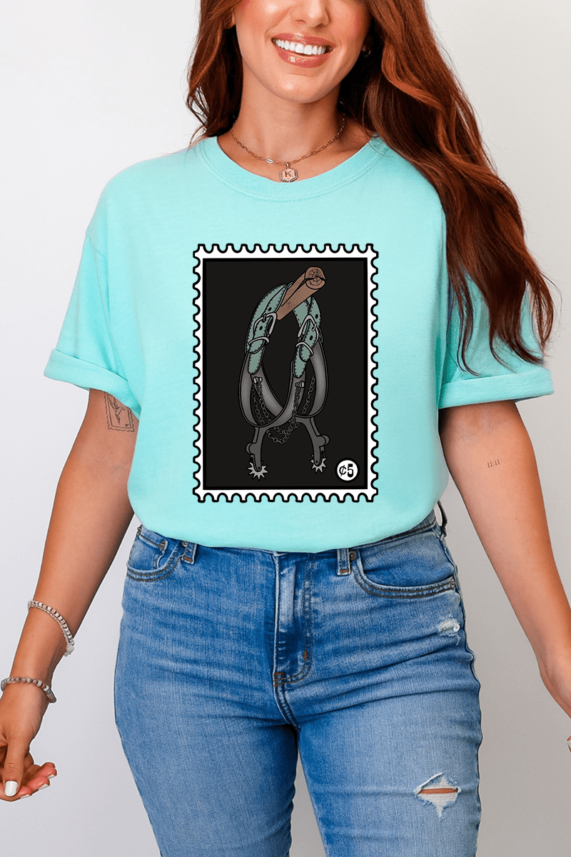 Spur Stamp Comfort Colors Adult Ring - Spun Cotton Tee - Wholesale Accessory Market