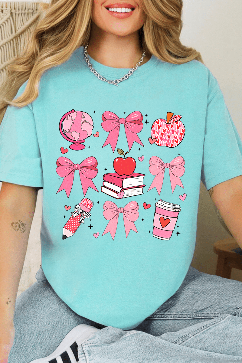 Teacher Love Comfort Colors Adult Ring - Spun Cotton Tee - Wholesale Accessory Market