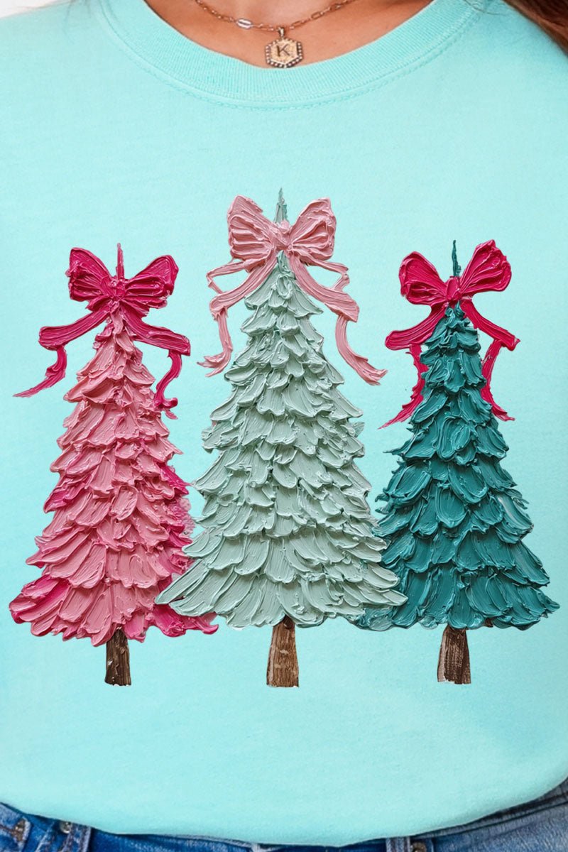 The Painted Trio Trees Comfort Colors Adult Ring - Spun Cotton Tee - Wholesale Accessory Market