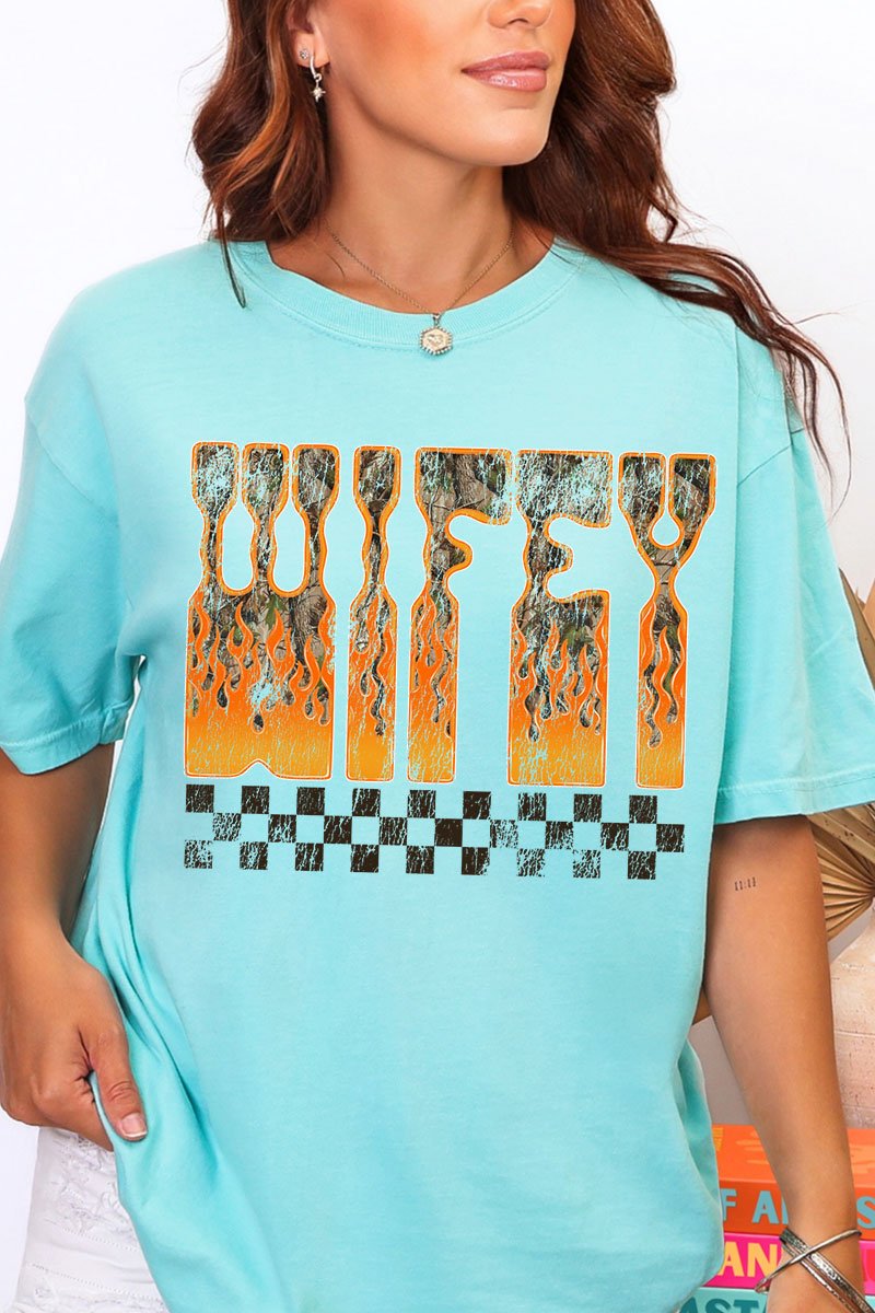 Wildfire Wifey Comfort Colors Adult Ring - Spun Cotton Tee - Wholesale Accessory Market