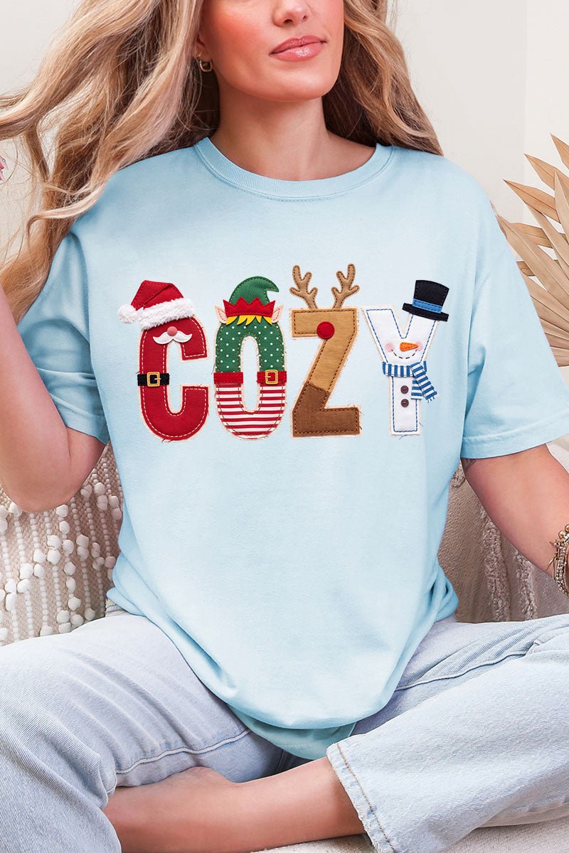 Christmas Characters Cozy Comfort Colors Adult Ring-Spun Cotton Tee - Wholesale Accessory Market