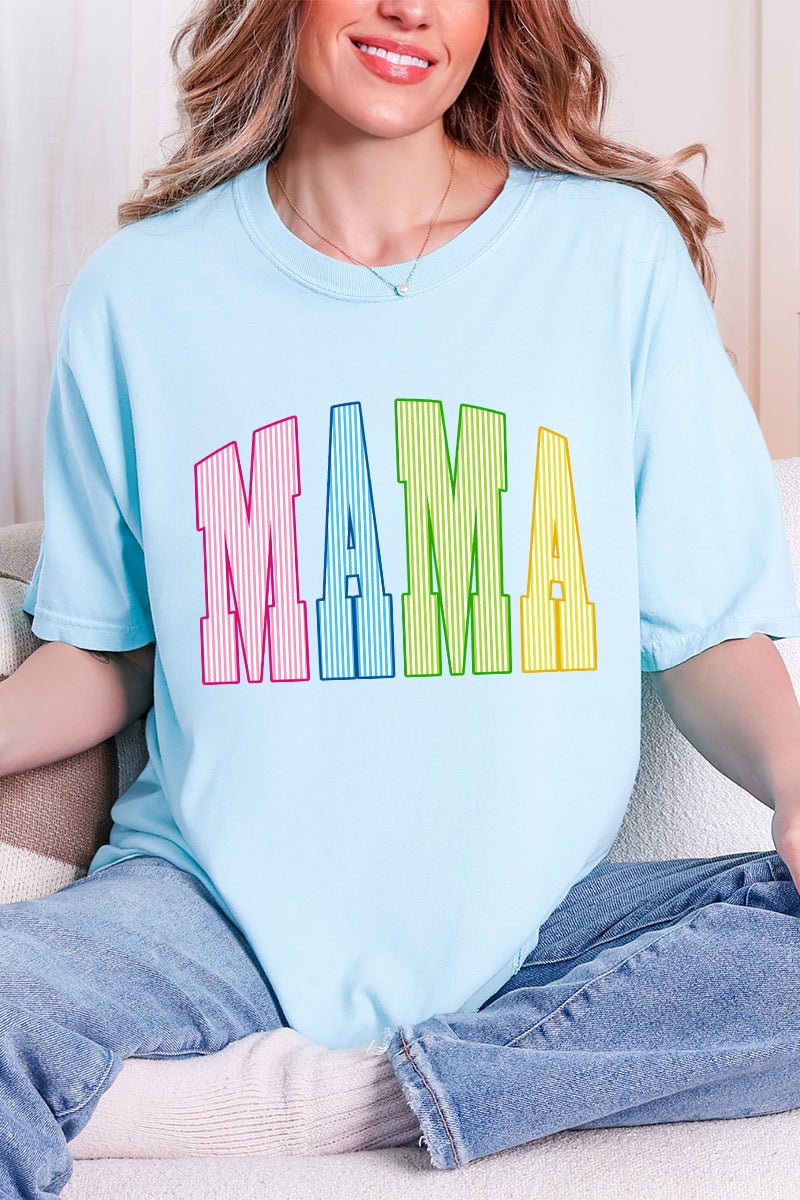 Color Me Loved Mama Comfort Colors Adult Ring-Spun Cotton Tee - Wholesale Accessory Market
