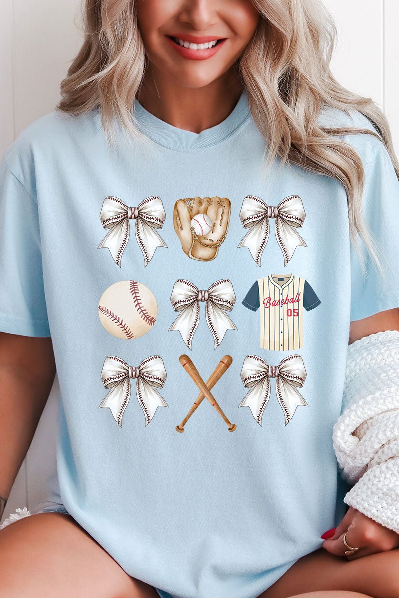Game Day Bows Comfort Colors Adult Ring - Spun Cotton Tee - Wholesale Accessory Market