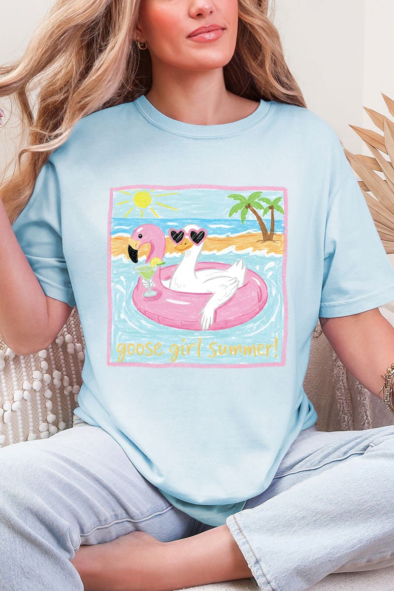 Goose Girl Summer Comfort Colors Adult Ring-Spun Cotton Tee - Wholesale Accessory Market