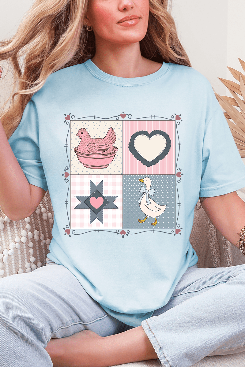 Heartfelt Goose Comfort Colors Adult Ring - Spun Cotton Tee - Wholesale Accessory Market