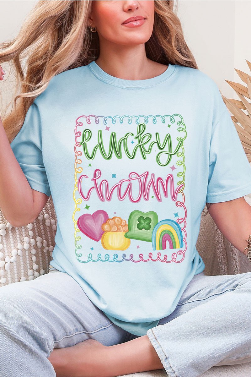 Lucky And Cute Comfort Colors Adult Ring - Spun Cotton Tee - Wholesale Accessory Market