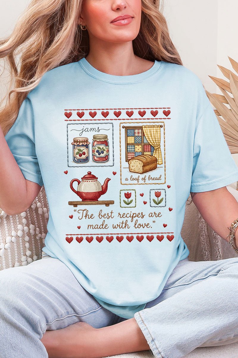 Made With Love Comfort Colors Adult Ring - Spun Cotton Tee - Wholesale Accessory Market
