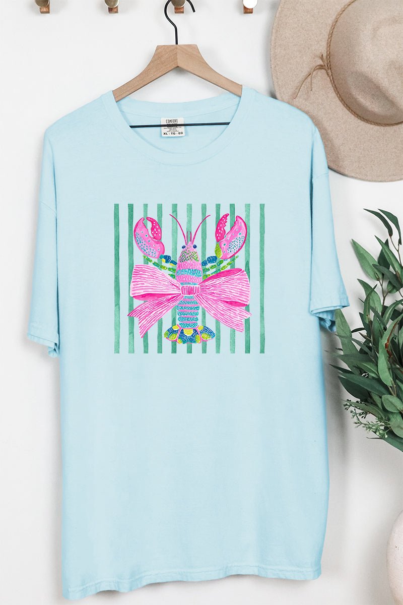 Pink Lobster Club Comfort Colors Adult Ring - Spun Cotton Tee - Wholesale Accessory Market