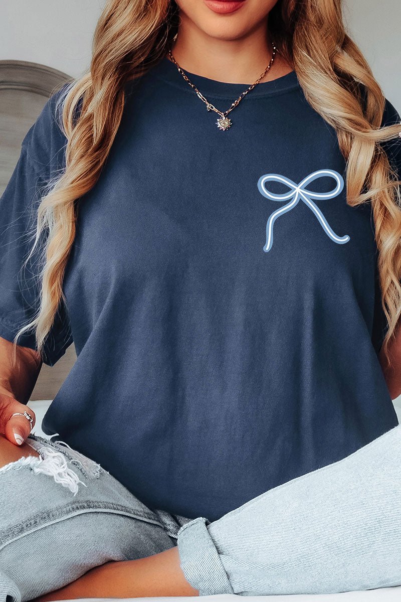 Spring Coquette Bless Your Heart Front & Back Comfort Colors Adult Ring - Spun Cotton Tee - Wholesale Accessory Market