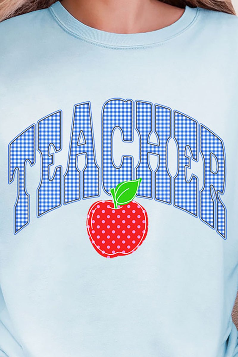 Sweet Apple Teacher Comfort Colors Adult Ring - Spun Cotton Tee - Wholesale Accessory Market