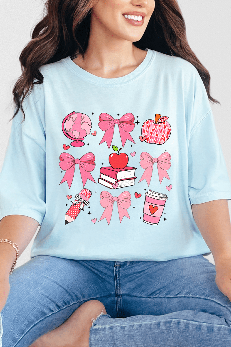 Teacher Love Comfort Colors Adult Ring - Spun Cotton Tee - Wholesale Accessory Market