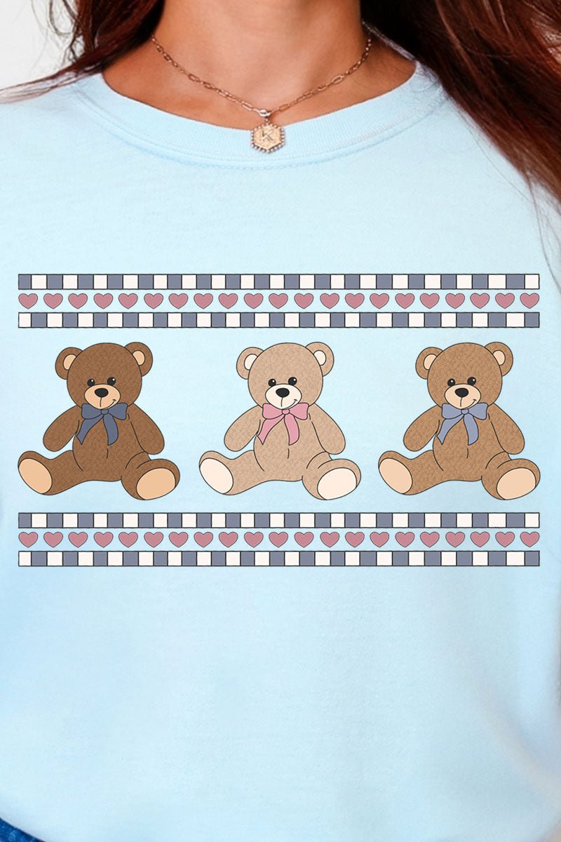 Tiny Teddy Trio Comfort Colors Adult Ring - Spun Cotton Tee - Wholesale Accessory Market